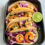 Chili Lime Shrimp Tacos With Cabbage Slaw
