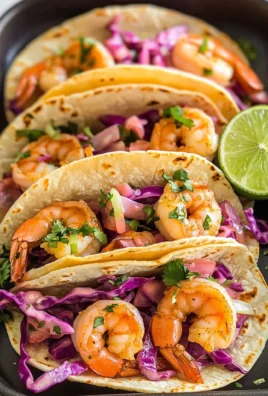 Chili Lime Shrimp Tacos With Cabbage Slaw