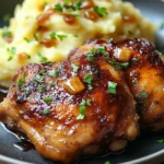 Chipotle Honey Chicken Thighs With Smoked Gouda Mashed Potatoes