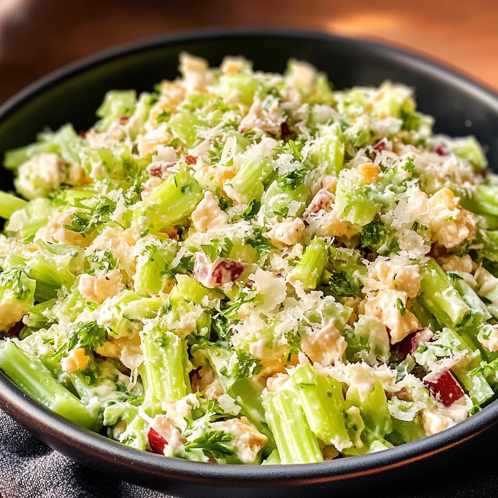 Creamy Celery Salad With Parmesan