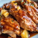 Crockpot BBQ Pineapple Chicken