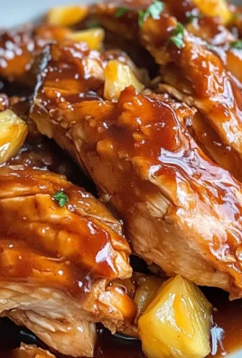 Crockpot BBQ Pineapple Chicken