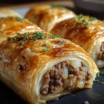 French Onion Sausage Rolls