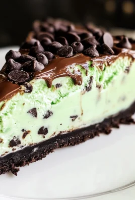 Frozen Mint Chocolate Chip Pie