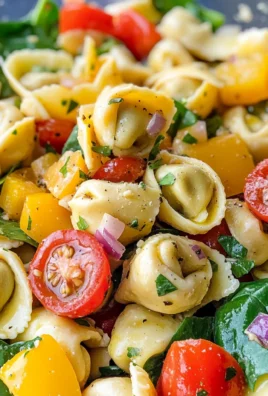 Garden Veggie Tortellini Pasta Salad