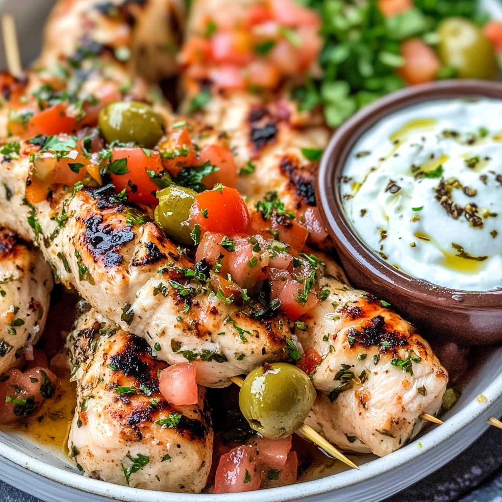 Greek Chicken Souvlaki