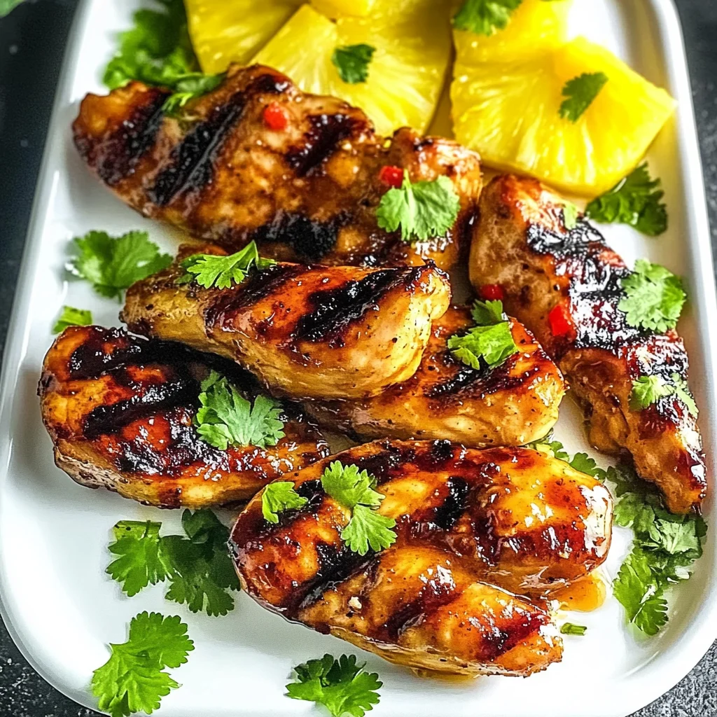 Grilled Pineapple Chicken