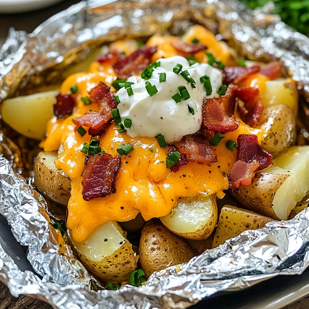 Grilled Potatoes in Foil