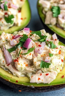 Healthy Chicken Salad Stuffed Avocados