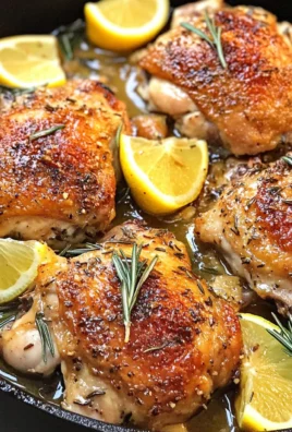 Lemon Rosemary Chicken Thighs