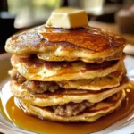 Maple Sausage Pancakes