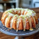 Mini Coconut Lime Bundt Cakes