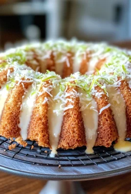 Mini Coconut Lime Bundt Cakes