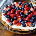 {No Bake} Berry Pretzel Dessert