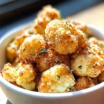 Parmesan Cauliflower Bites
