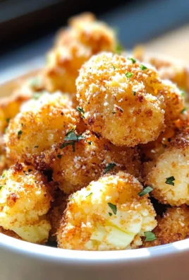 Parmesan Cauliflower Bites