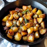 Savory Cast Iron Skillet Potatoes