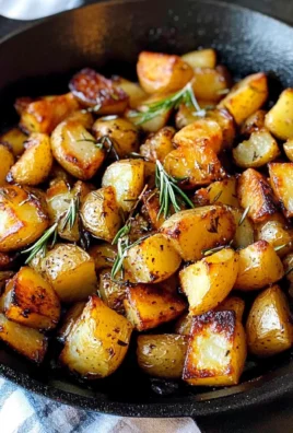 Savory Cast Iron Skillet Potatoes