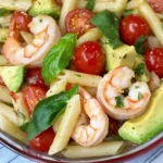 Shrimp Avocado Pasta Salad