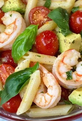 Shrimp Avocado Pasta Salad