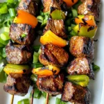Steak Kabobs with Lemon Curry Marinade