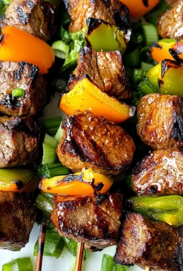 Steak Kabobs with Lemon Curry Marinade
