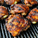 Sweet N Spicy Grilled Chicken Thighs