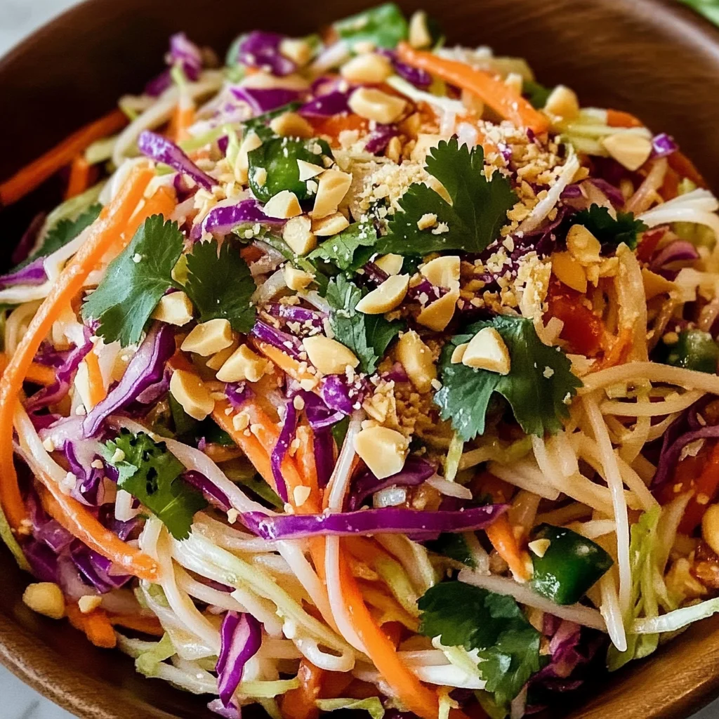 Thai Peanut Noodle Salad Recipe