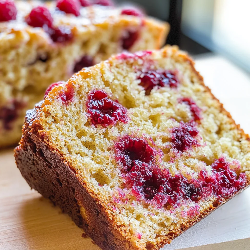 The Best Raspberry Bread
