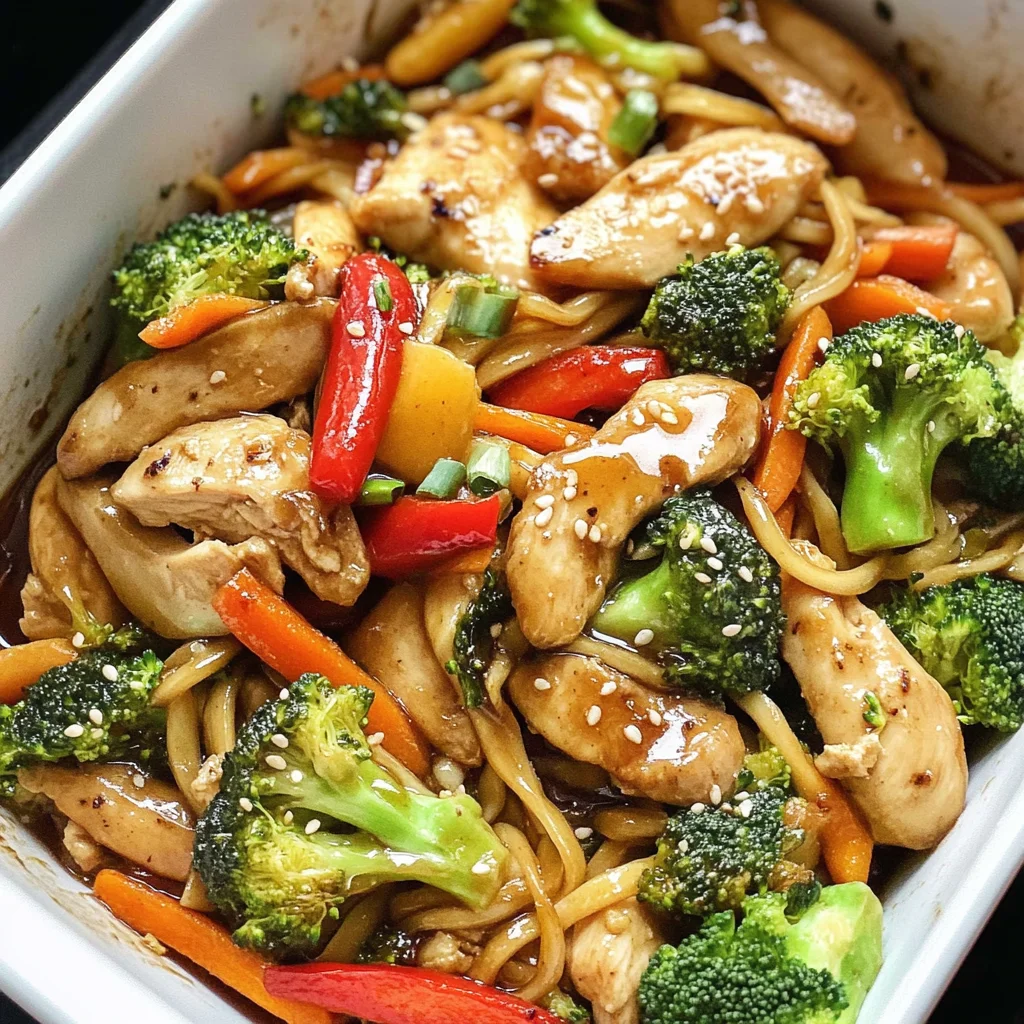 Vegetable Chicken Stir Fry