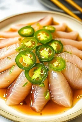 chicken hamachi Crudo