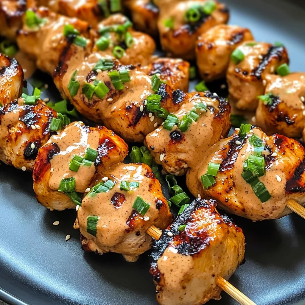 Bang Bang Chicken Skewers Recipe