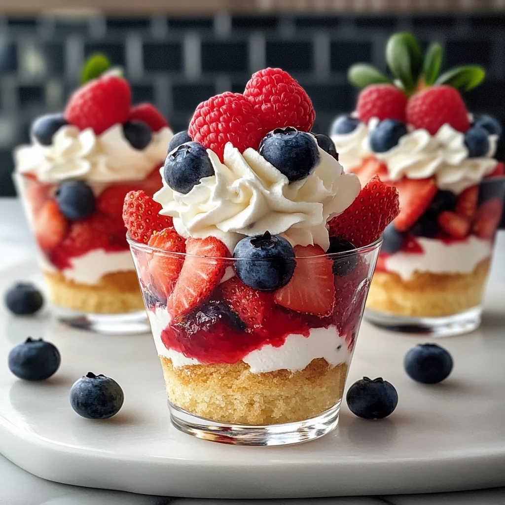Berry Shortcake Cups