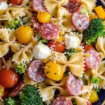 Bow Tie Pasta Salad Recipe (with Italian Dressing)