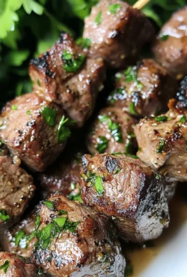 Garlic Sirloin Skewers