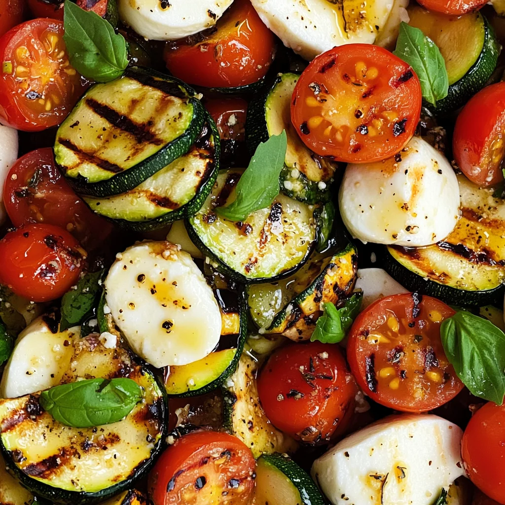 Grilled Zucchini Salad