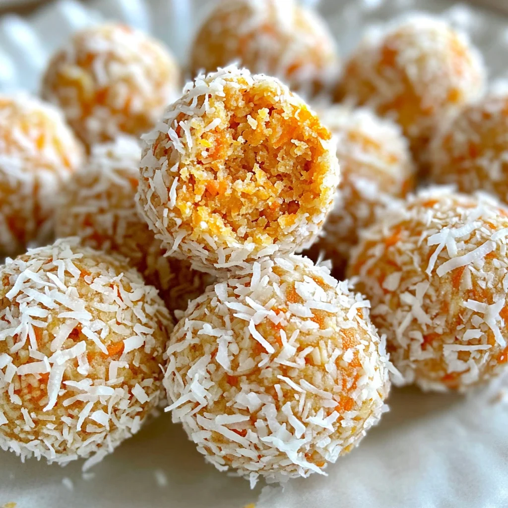 No-Bake Carrot Cake Energy Bites