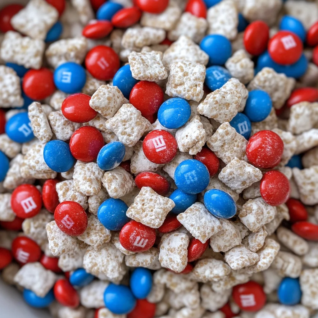 Red White & Blue Puppy Chow