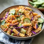 Tasty High Protein Asian Pasta Salad