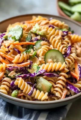 Tasty High Protein Asian Pasta Salad